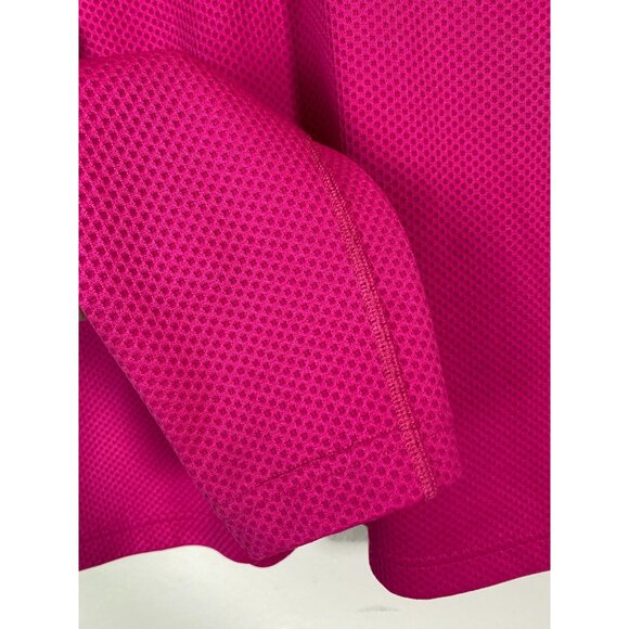 Salomon Pink Womens 1/4 Zip Long Sleeve Top Size Large Magenta Outdoor Mockneck - Picture 8 of 16